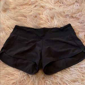 Black lululemon shorts